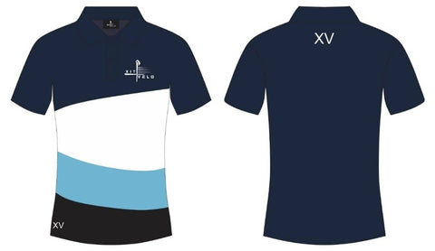 Xit Velo Navy Blue & White Golf Polo